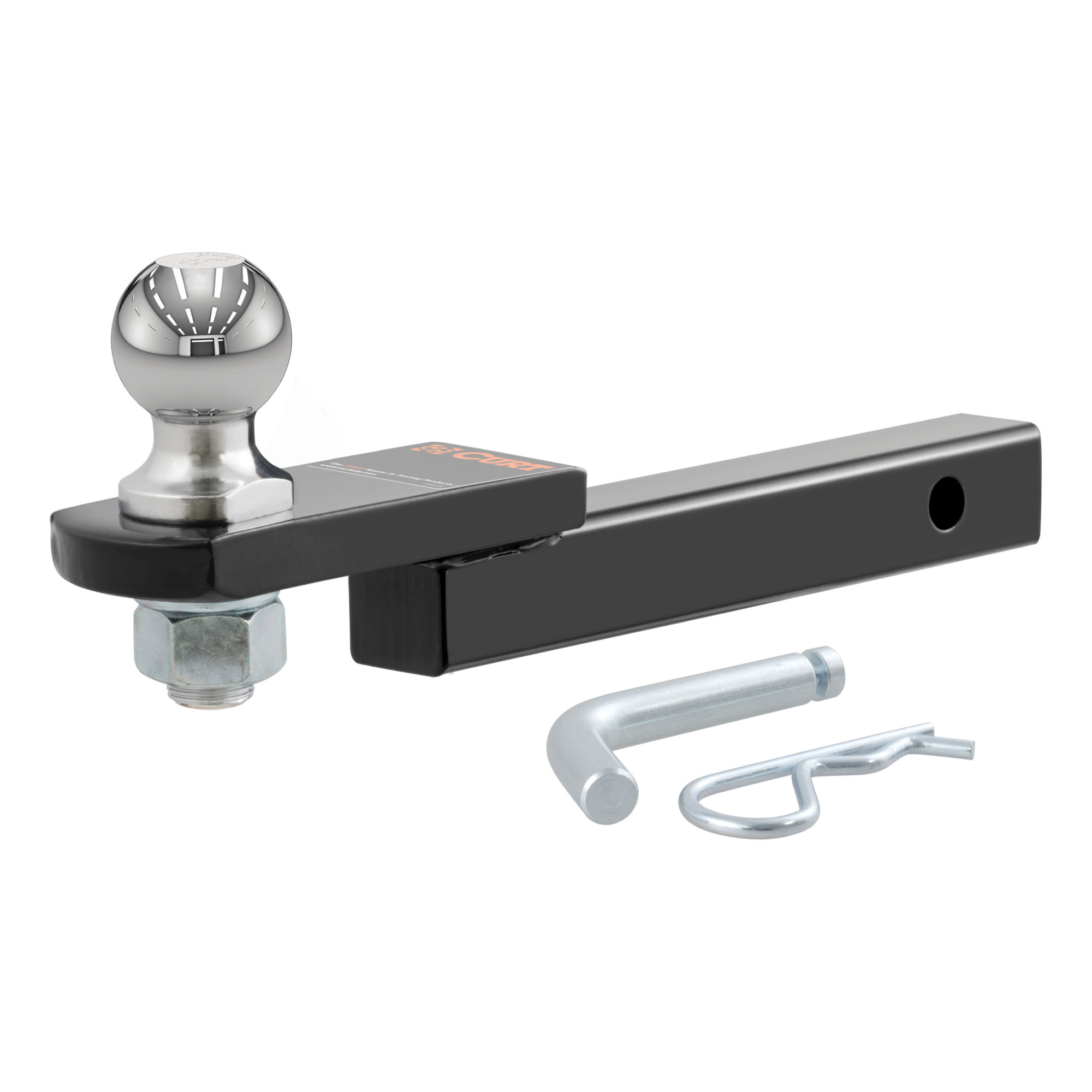 Curt Manufacturing, Towing Starter Kit w/ 2in. Ball (1-1/4in. Shank, 3/4in. Rise), Ball Diameter 2 in, Model# 45147